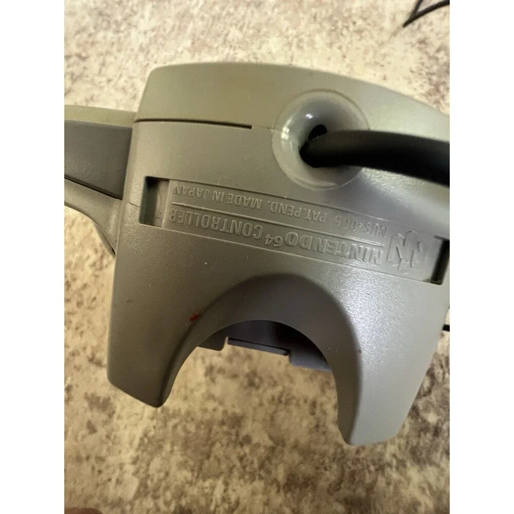 Nintendo 64 N64 Original Gray Controller OEM Tested Working Authentic